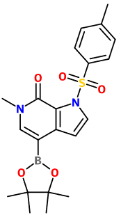 (image for) MC004897 6-Methyl-4-(4,4,5,5-tetramethyl-1,3,2-dioxaborolan-2-yl)-1-tosyl-1H-pyrrolo[2,3-c]pyridin-7(6H)-one